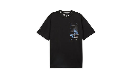 Camiseta negra BMW M Motorsport Statement Talla XL OEM 80145B318F1 para BMW {Serie 1, Serie 2, Serie 3, Serie 4, Serie 5, Serie 6, Serie 7, Serie 8, X1, X2, X3, X4, X5, X6, X7, Z4, M modelos}. Original BMW.