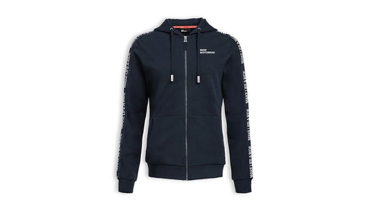 Sudadera con cremallera azul noche OEM 76615B3E362 para BMW Motorrad. Original BMW Motorrad.