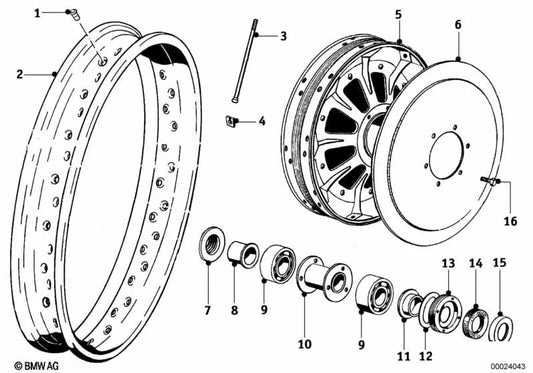 Closing cover for BMW E46, E53, E70 (OEM 36314038270). Original BMW