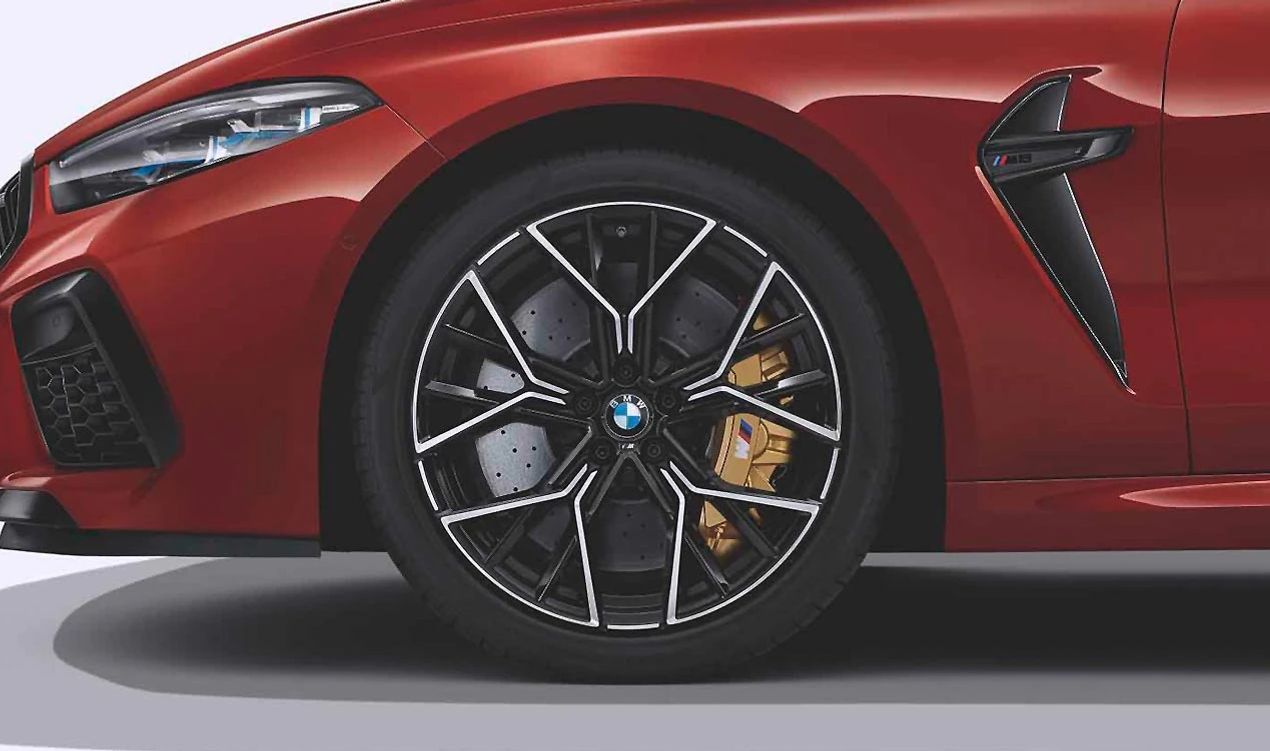 Alloy tire M Star Spoke 811 OEM 36118089564 for BMW F91, F92, F93. Original BMW.