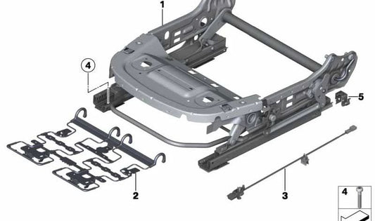 Final rear cover OEM 52109808071 for Mini Countryman R60. Original Mini.