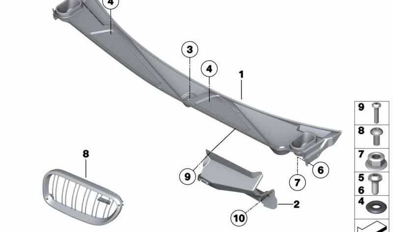 Junta tórica OEM 51718204864 para BMW E46, E90, E91, F10, F11, F06, F12, F13, E65, E66, F01, F02, F04, E70, E71, E72. Original BMW.