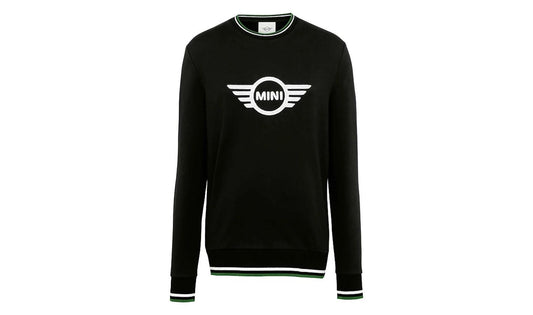 Sudadera negra logo MINI Wing Loop talla L OEM 80145A0A601 para BMW y MINI. Original MINI.