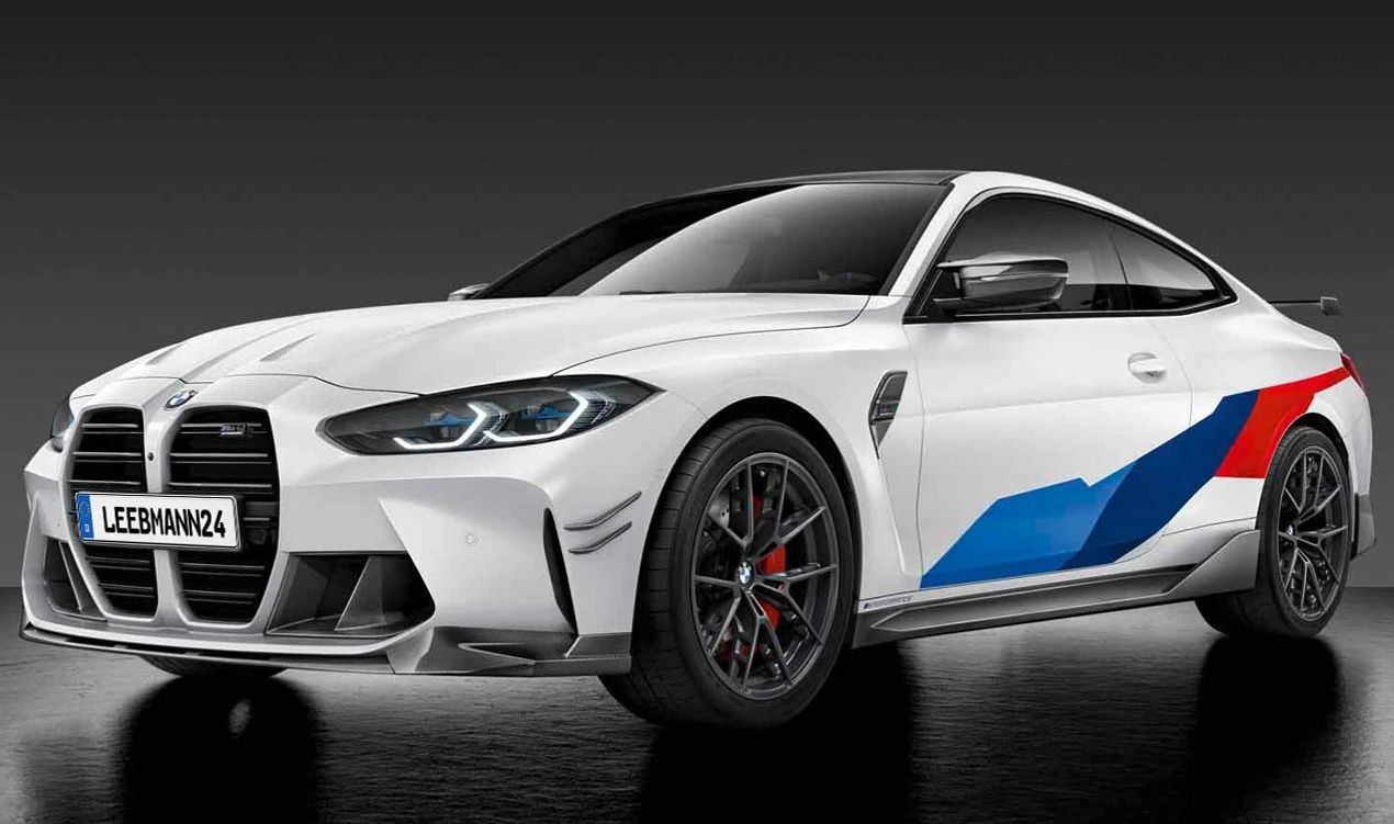 Vinilos adhesivos M Performance Motorsport OEM 51145A14379 para BMW G82. Original BMW.