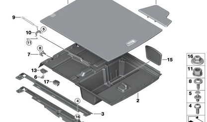 Élément séparateur pour la série BMW 3 F31, F34 (OEM 51477288204). BMW d'origine