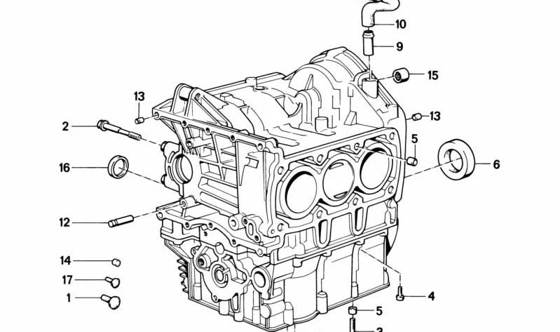 Mangueira de respiro OEM 11151460480 para BMW Motorrad K75, K75 RT, K75 S, K100, K100 LT, K100 RS. Originais BMW Motorrad.