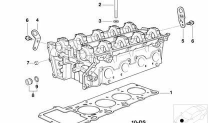 Junta de culata OEM 11127519406 para BMW X5 E53 4.6is, Z8 E52 con motor M62S. Original BMW.