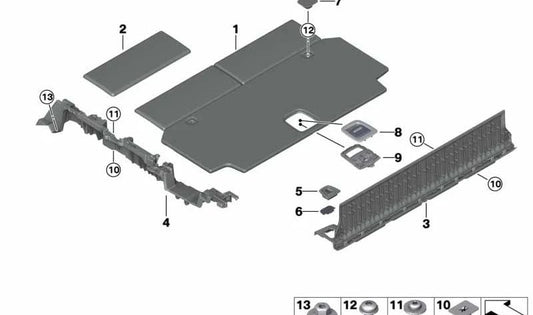 Cargo Protector for BMW G07 X7 (OEM 51477484085). Genuine BMW.