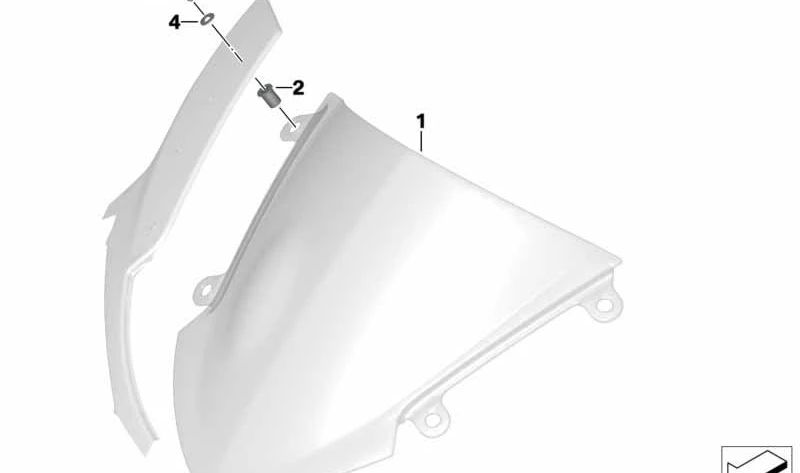 Tuerca de expansión OEM 46637695084 para BMW Motorrad HP2 Enduro, HP2 Megamoto, HP2 Sport. Original BMW Motorrad.