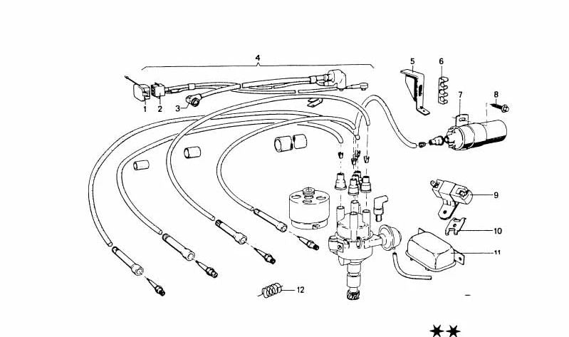 Bobina de encendido OEM 12131359637 para BMW E21, E12. Original BMW. Ideal si tu coche no arranca bien o falla al acelerar. Repuesto original para un rendimiento óptimo.