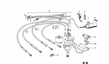 Bobina de encendido OEM 12131359637 para BMW E21, E12. Original BMW. Ideal si tu coche no arranca bien o falla al acelerar. Repuesto original para un rendimiento óptimo.