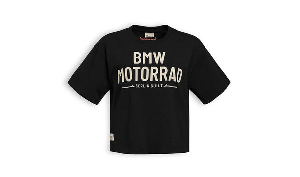 Camiseta negra mujer talla M Berlin Built OEM 76615B3E379 válida para BMW. Original BMW Motorrad.