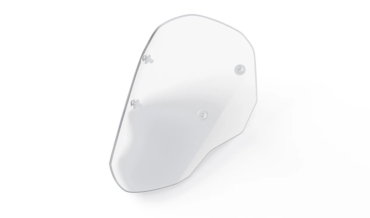 Parabrisas deportivo bajo claro OEM 46637108625 para motos BMW R 1300 GS (KA1) Original BMW Motorrad