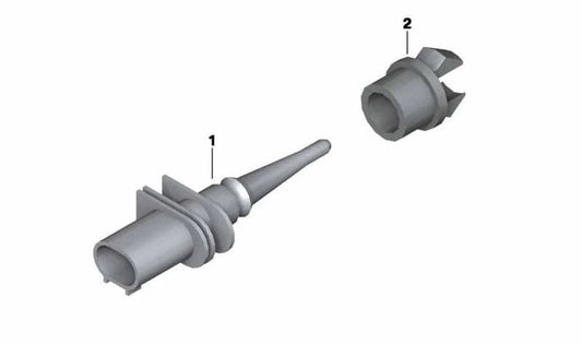 Soporte para sensor de temperatura exterior OEM 65817698966 para BMW Motorrad K 1200 GT (KK44) y K 1300 GT (KK44). Original BMW Motorrad.