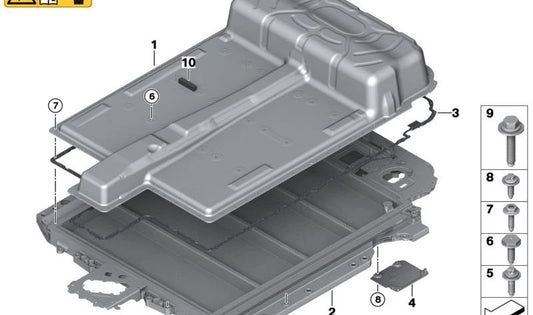 Para-lama direito para BMW X1 U11, U12, X2 U10, MINI U25 (OEM 61258838852). BMW original