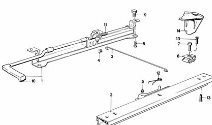 Soporte tuerca OEM 52101828543 para BMW {E81, E82, E87, E87N, E88, F20, F20N, F21, F21N, F40, F52, F22, F22N, F23, F23N, F44, F45, F45N, F46, F46N, F87, F87N, G42, G87, U06, E21, E30, E36, E46, E90, E90N, E91, E91N, E92, E92N, E93, E93N, F30, F30N, F