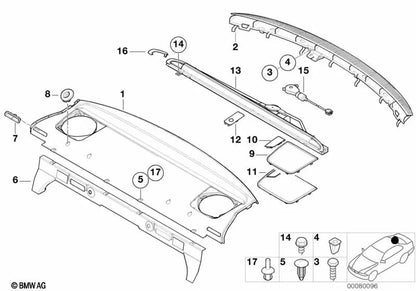 Prestol Kæfig für BMW Serie 1 E81, E82, E87, E87N, E88, F20, F20N, F21, F21N, F40, F52; Serie 2 F22, F22N, F23, F23N, F44, F45, F45N, F46, F46N, F87, F87N, G42, G87, U06; Serie 3 E30, E36, E46, E90, E90N, E91, E91N, E92, E92N, E93, E93N, F30, F30N, F31,