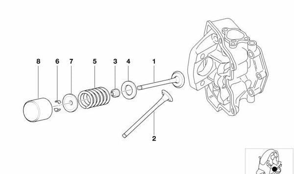 Biela de empuje OEM 11327666048 para BMW Motorrad K1200 GT, K1200 RS, K1100 LT, K100 RS... y más. Original BMW Motorrad.