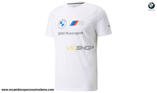 Camiseta Con Logo Bmw M Motorsport Para Hombre . Original Recambios