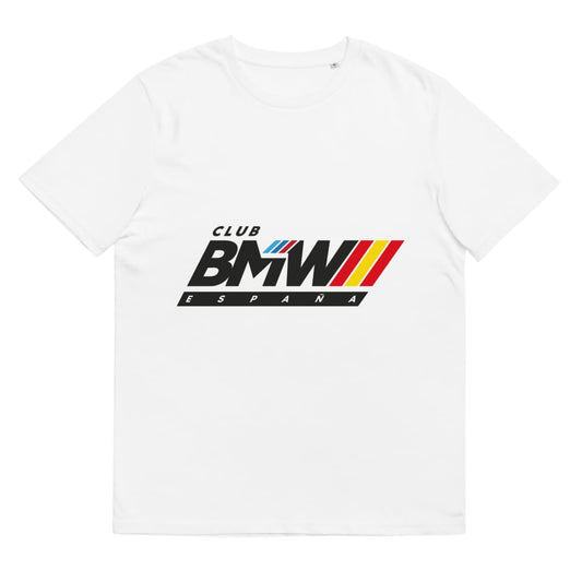 Camiseta De Algodón Orgánico Unisex Club Bmw España Blanco / S