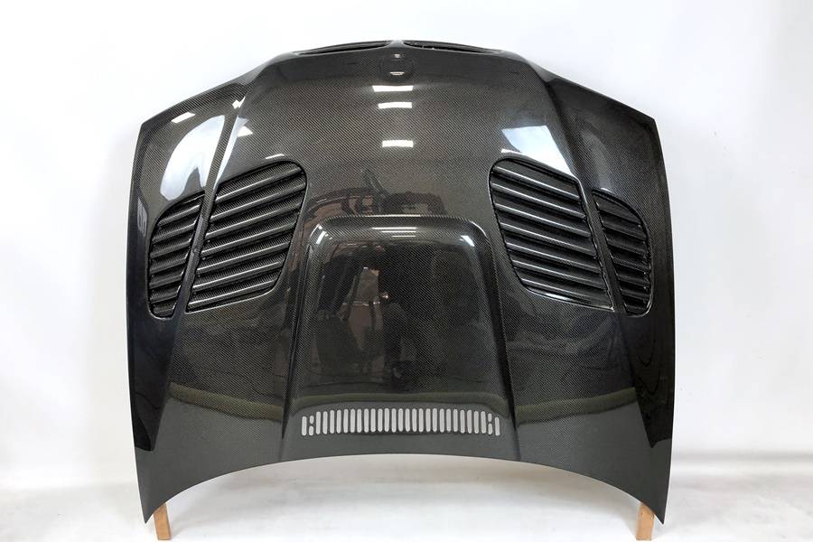 Cofano in carbonio BMW E46 '98-01 2P Look M3 GTR