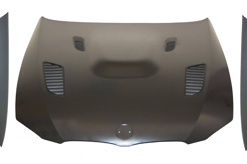 Capot Et Ailerons BMW E92 / E93 Look M3 ´06-14 Clignotant Led Noir