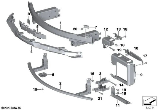 Untere linke Amok -Unterstützung für BMW Z4 G29 (OEM 51647491713). Original BMW