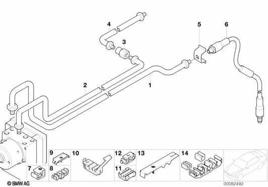 Support for BMW F07, F10, F11, F06, F12, F13, F01N, F02N (OEM 16121184707). Genuine BMW