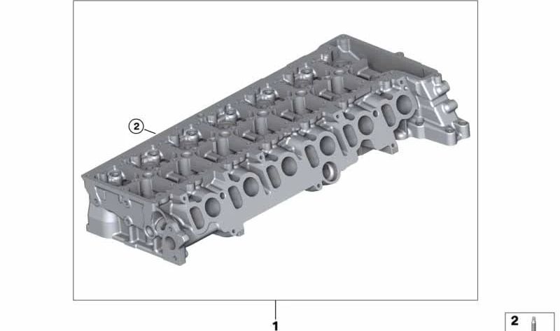 Culata de motor OEM 11127800001 para BMW E90N, E91N, E92, E92N, E93, E93N, F07, F10, F11, F01, F02, E70N, E71. Repuesto original BMW.