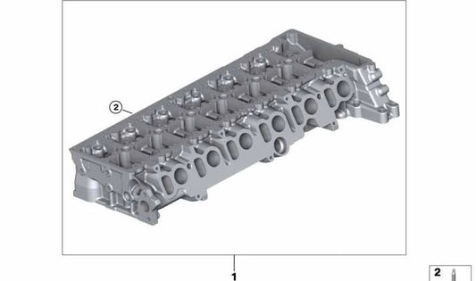 Culata de motor OEM 11127800001 para BMW E90N, E91N, E92, E92N, E93, E93N, F07, F10, F11, F01, F02, E70N, E71. Repuesto original BMW.