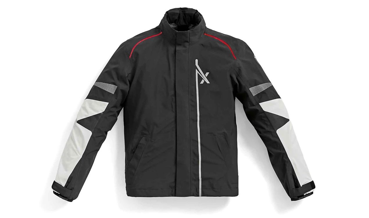 Black Xride Jacket Size 24 OEM 76111540217 for BMW Motorrad. Original BMW Motorrad.