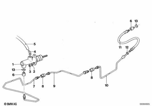 Adattatore frizione OEM 21522160543 per BMW E36, E46, E34, E39, Z3, Z4. BMW originale.