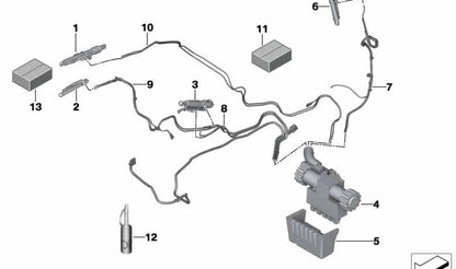 Aislamiento acústico OEM 54377171229 para BMW E93. Original BMW.