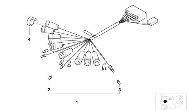 Testigo luminoso "Integral ABS" OEM 62117678200 para BMW Motorrad R 1150 R (RR28) y R 850 R (RR28). Luz de control del sistema de frenos ABS. Original BMW Motorrad.