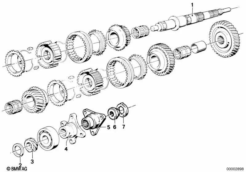 Spacer for BMW 3 Series E21, E30 5 Series E12, E28 (OEM 23221630221). Genuine BMW