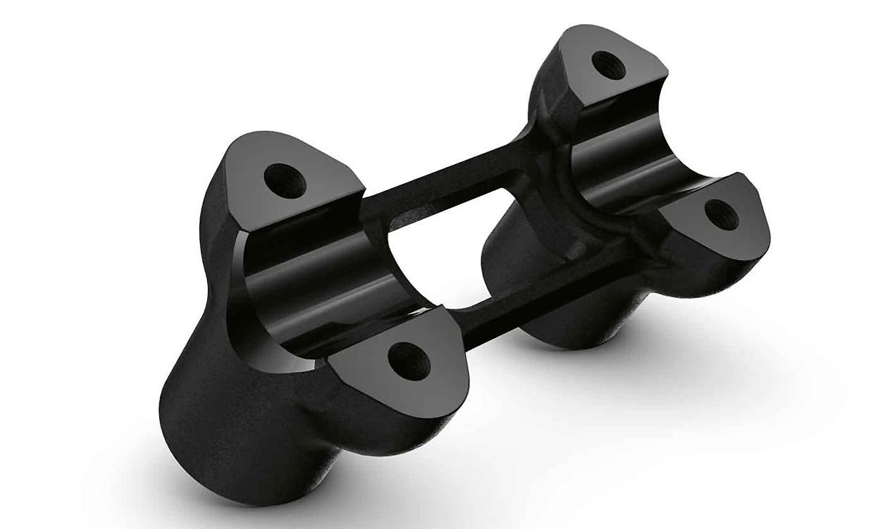 1.5 "Handlebar elevator 77222463840 for BMW Motorrad R1200gs LC, R1250gs, R1200R LC, R1250R, F750GS, F850GS, S1000XR. Increases the height of the handlebar for comfort. Original BMW Motorrad.