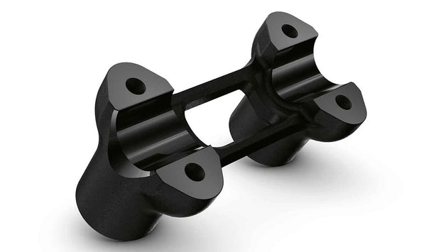 Elevador de manillar 1,5" OEM 77222463840 para BMW Motorrad R1200GS LC, R1250GS, R1200R LC, R1250R, F750GS, F850GS, S1000XR. Aumenta la altura del manillar para mayor comodidad. Original BMW Motorrad.