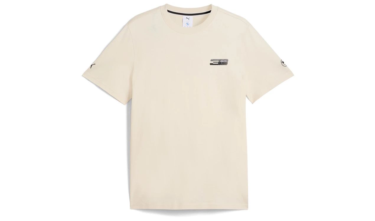 Camiseta gráfica 3 beige unisex OEM 80145B7E201 para BMW. Válido para BMW. Original BMW.