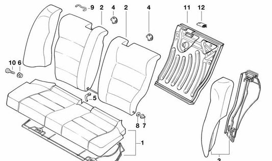 Arandela separadora OEM 52208144414 para BMW E36, G11, G12, G14, G15, G16, G20, G21, G28, G29, G30, G31, G32, G38, G42, G60, G61, G68, G80, G81, G82, G83, G90, G01, G02, G05, G06, G07, G08, G18, F10, F18, F90, F91, F92, F93, F95, F96, F97, F98, U06,