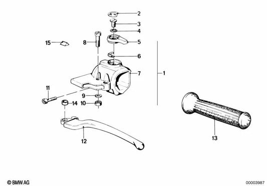 Levier manuel de l'argent gauche pour BMW (OEM 32721338828). BMW d'origine