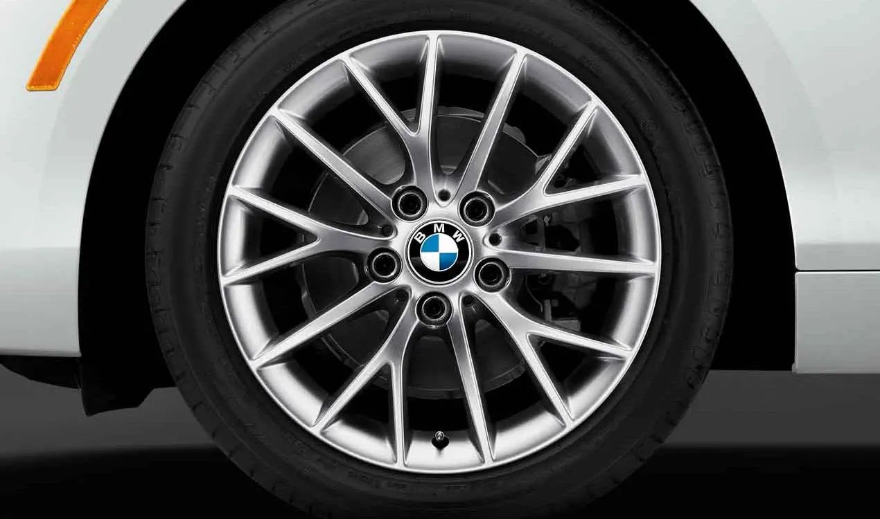 Y-Spoke 380 alloy wheels for BMW 1 Series F20, F21, 2 Series F22, F23 (OEM 36316796205). Original BMW