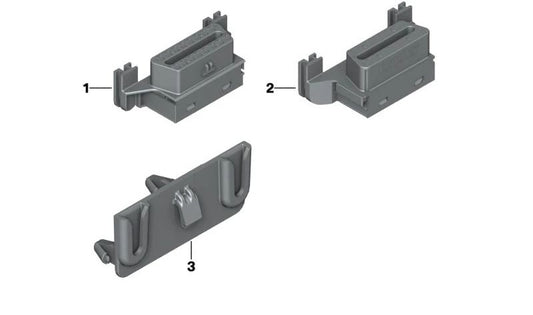 Conector diagnosticado OBD 16 pines OEM 61139335262 para BMW F70, U06, F74, F78, G20, G21, G28, G80, G81, G22, G23, G26, G82, G83, F90, G30, G31, G60, G61, G68, G90, G99, G32, G11, G12, G70, U11, U12, U10, G01, F97, G45, G48, G02, F98, G05, G18, F95,