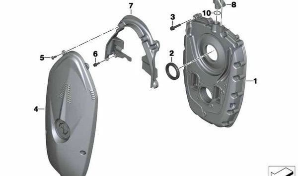 Retén de cigüeñal OEM 11118528387 para BMW Motorrad 3/20, 2002, R3, HP2 Enduro, HP2 Megamoto, HP2 Sport, R nineT, R nineT Pure, R nineT Racer, R nineT Scrambler, R nineT Urban G/S. Original BMW Motorrad.