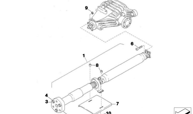 Tornillo de fijación OEM 26111101015 para BMW E21, E12, E24, E23. Original BMW.
