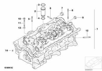 Anillo O para BMW E81, E82, E87, E87N, E88, E46, E90, E90N, E91, E91N, E92, E92N, E93, E93N, E60N, E84, E83, E83N, E85 (OEM 11377514007). Original BMW