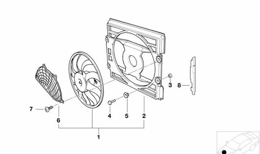 Tornillo hexagonal con arandela OEM 07119905398 para MINI R50, R53, F56, F55... y más. Original MINI.