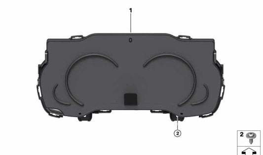 Tabella dello strumento OEM 62105A59654 per BMW G30, G38, G11, G12. BMW originale.