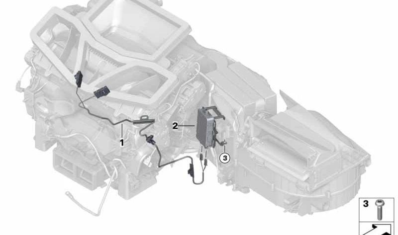 OEM air ionizer 64119461400 for BMW G05, G06, G07, F95, F95N, F96, F96N, G05N, G06N, G07N. Improves interior air quality. Original BMW.
