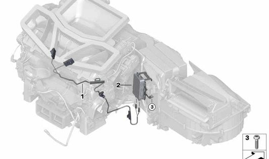 OEM air ionizer 64119461400 for BMW G05, G06, G07, F95, F95N, F96, F96N, G05N, G06N, G07N. Improves interior air quality. Original BMW.