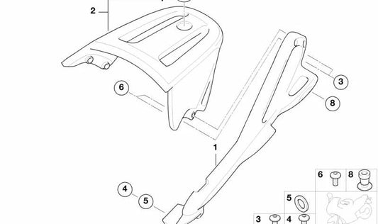 Arruela OEM 31422310341 para motocicletas BMW R 850 GS, R 1100 GS, R 1150 GS, R 100 GS... e muito mais. Originais BMW Motorrad.